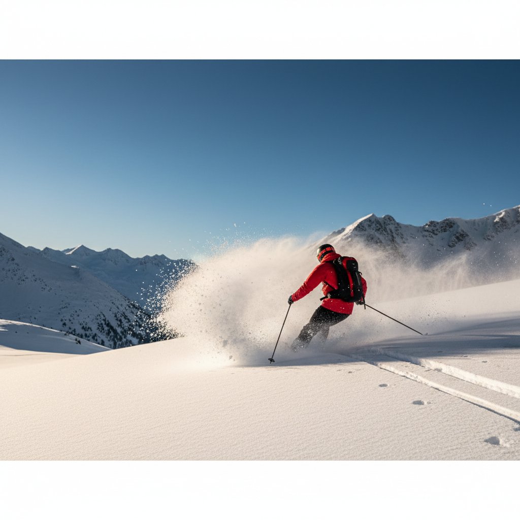 Senior learner on gentle slope